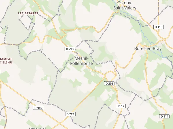 Plan de Mesnil-Follemprise