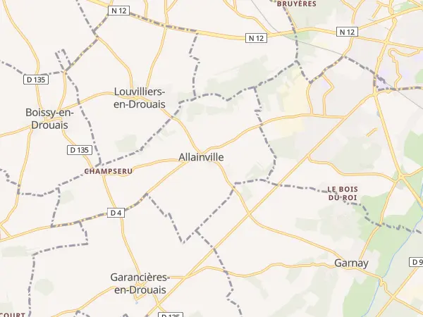 Plan de Allainville