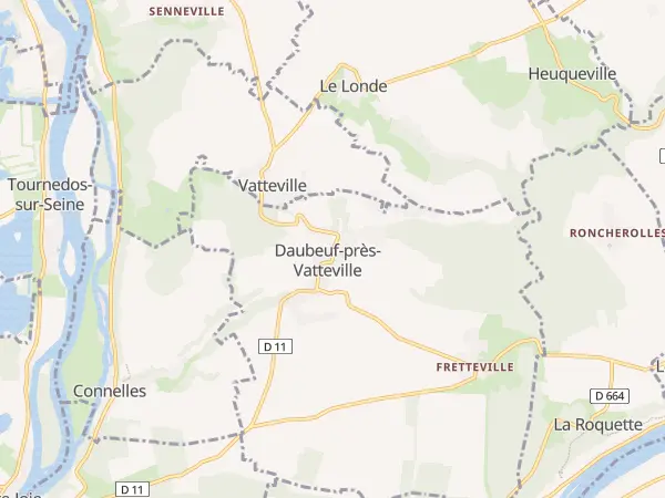 Plan de Daubeuf-près-Vatteville