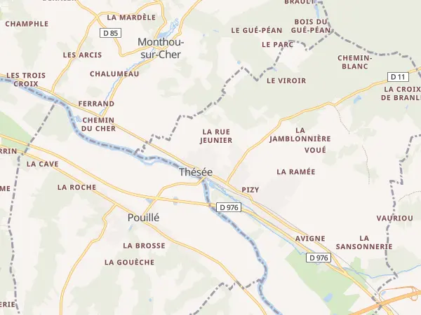 Plan de Thésée