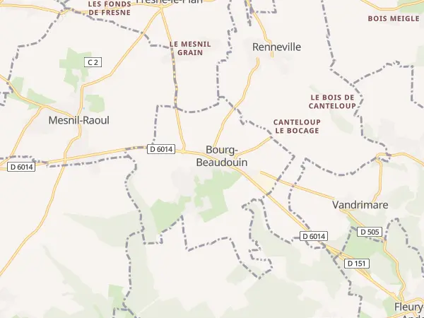 Plan de Bourg-Beaudouin