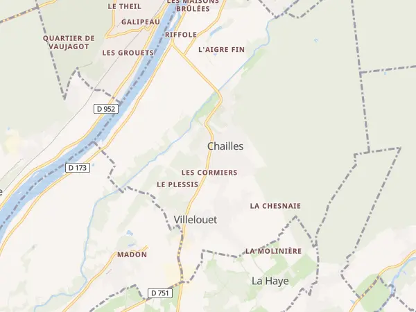 Plan de Chailles