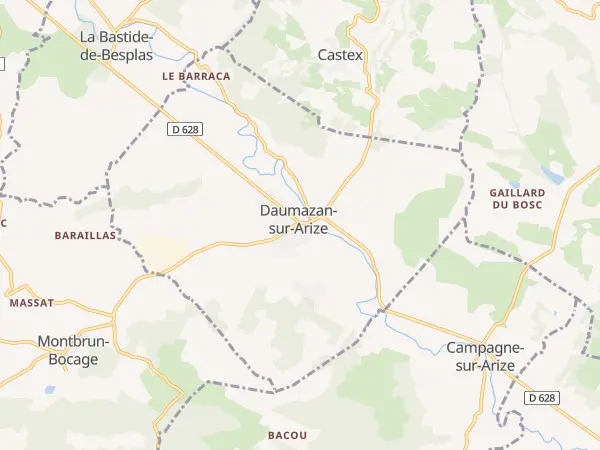 Plan de Daumazan-sur-Arize