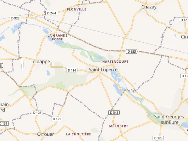 Plan de Saint-Luperce