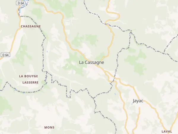 Plan de La Cassagne