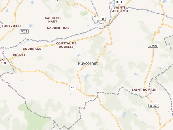 Plan de Puycornet