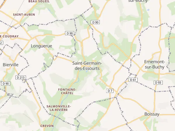 Plan de Saint-Germain-des-Essourts