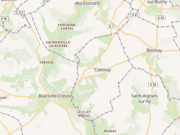 Plan de Catenay