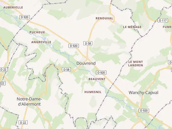 Plan de Douvrend