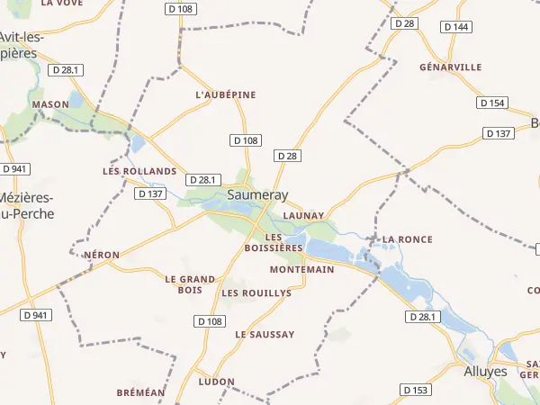 Plan de Saumeray