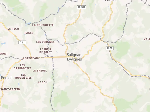 Plan de Salignac-Eyvigues