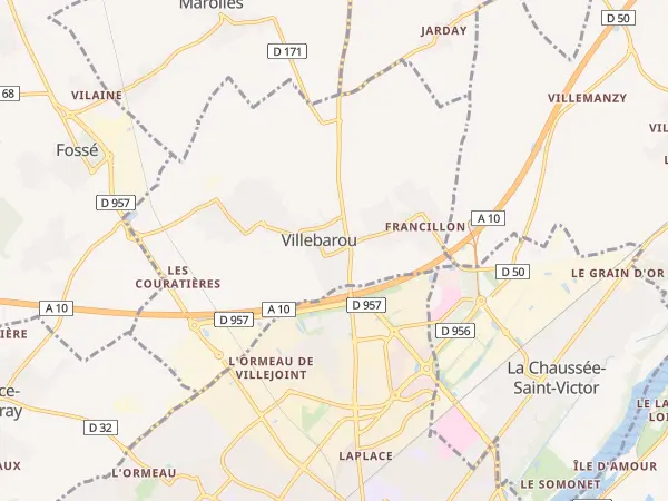 Plan de Villebarou