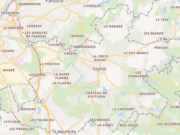 Plan de Feytiat
