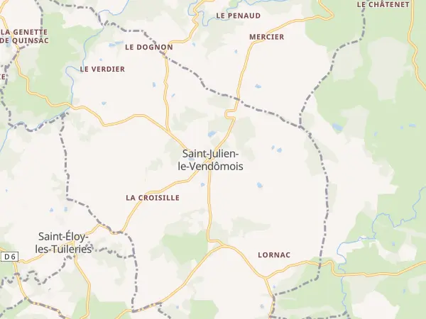 Plan de Saint-Julien-le-Vendômois