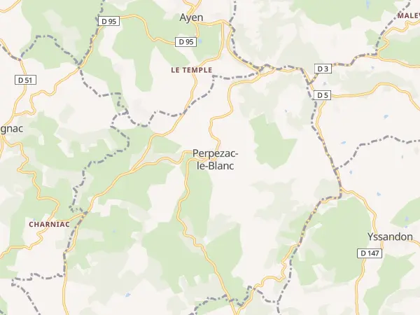 Plan de Perpezac-le-Blanc