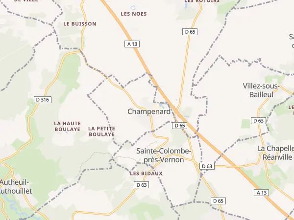 Plan de Champenard