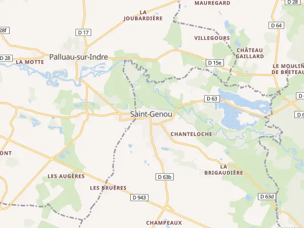 Plan de Saint-Genou