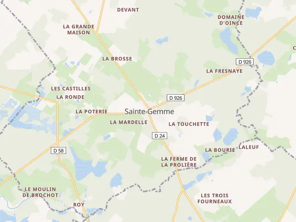Plan de Sainte-Gemme