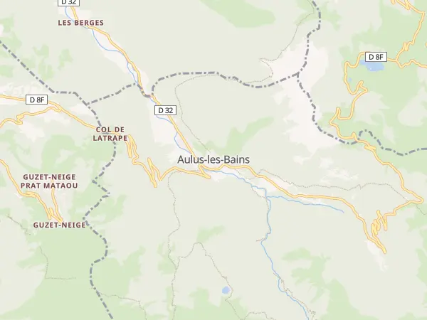 Plan de Aulus-les-Bains