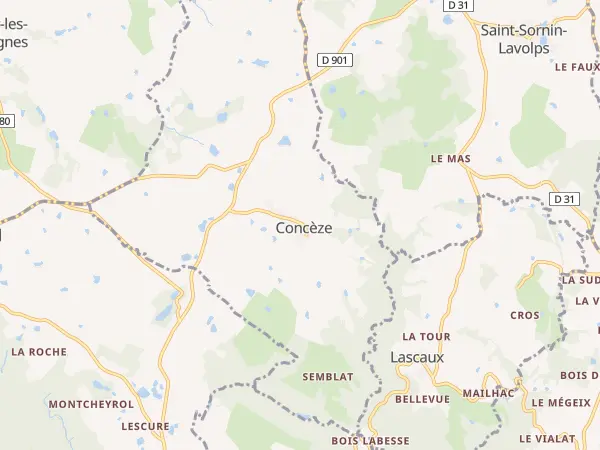 Plan de Concèze
