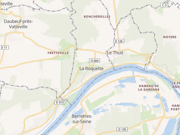 Plan de La Roquette