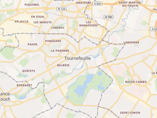 Plan de Tournefeuille
