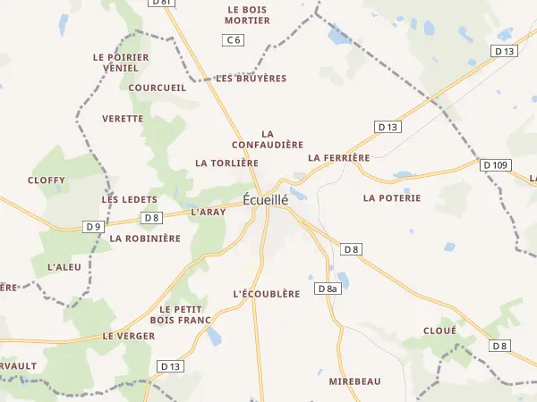 Plan de Écueillé