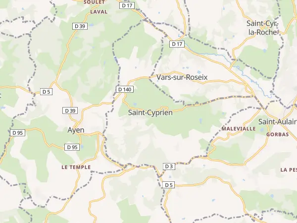 Plan de Saint-Cyprien