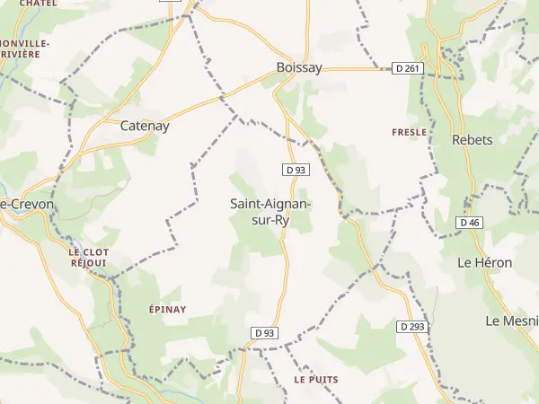 Plan de Saint-Aignan-sur-Ry