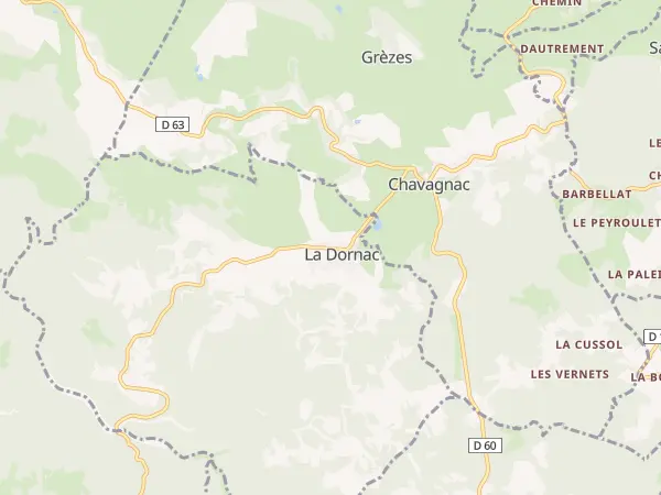 Plan de La Dornac