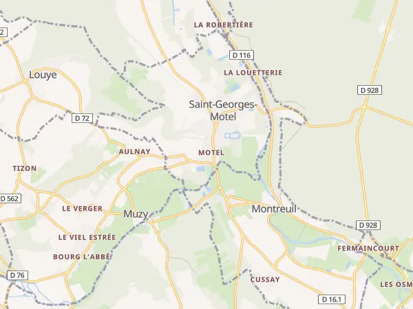 Plan de Saint-Georges-Motel