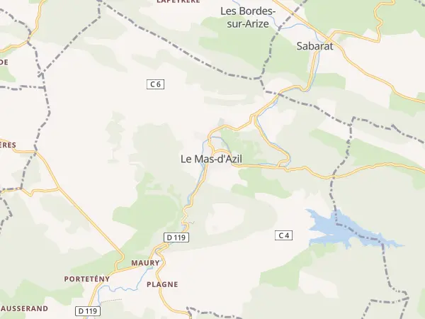 Plan du Mas-d’Azil