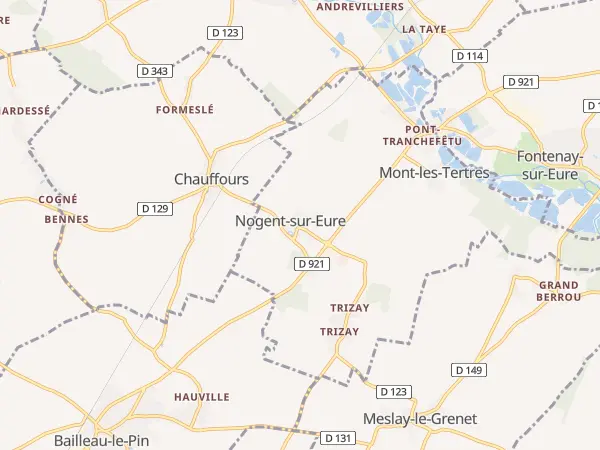 Plan de Nogent-sur-Eure