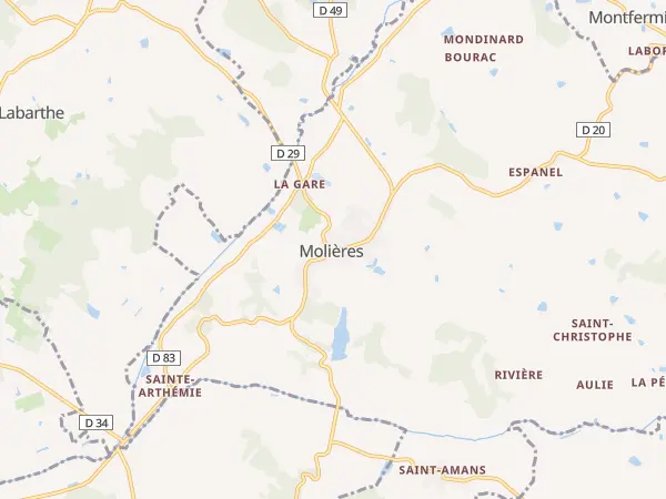 Plan de Molières