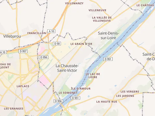 Plan de La Chaussée-Saint-Victor