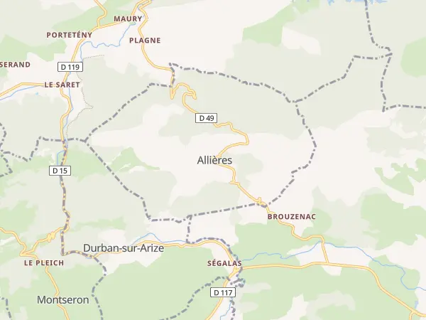 Plan de Allières