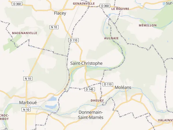 Plan de Saint-Christophe