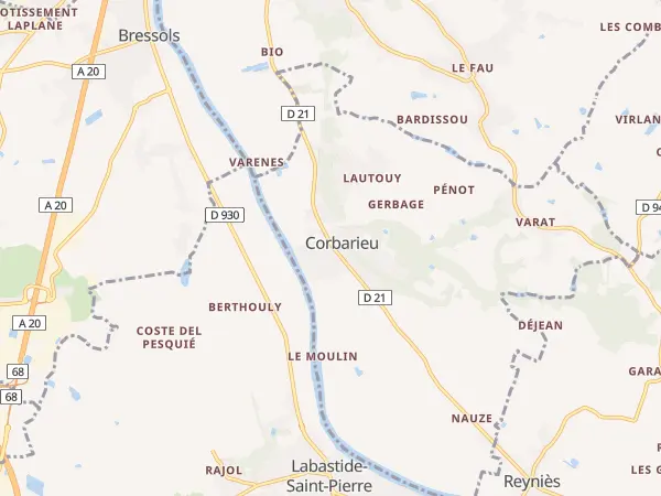 Plan de Corbarieu