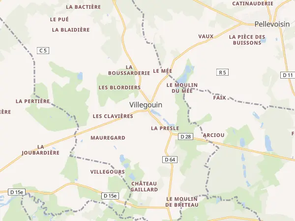 Plan de Villegouin