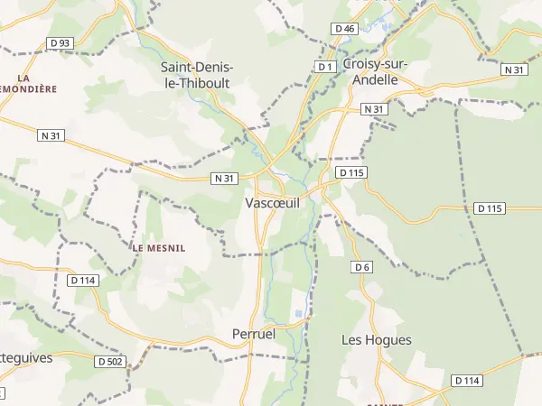 Plan de Vascœuil