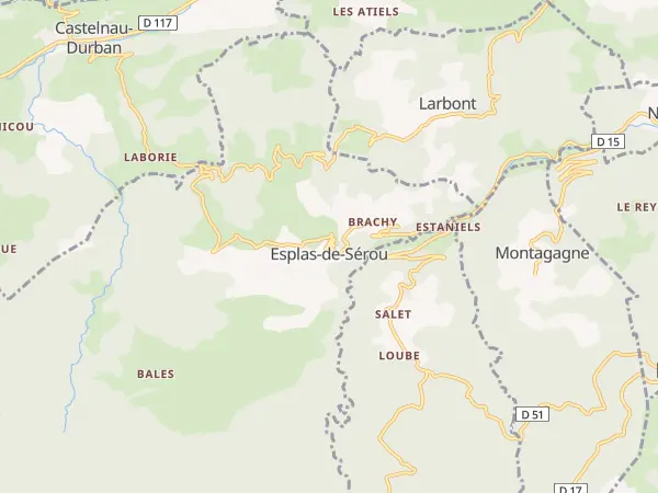 Plan de Esplas-de-Sérou