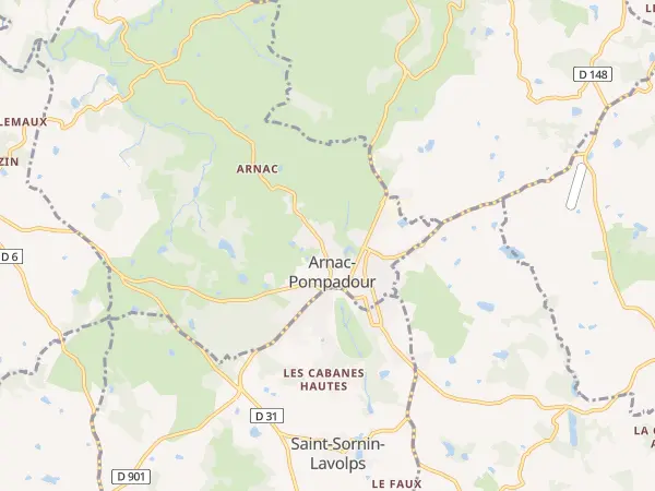 Plan de Arnac-Pompadour