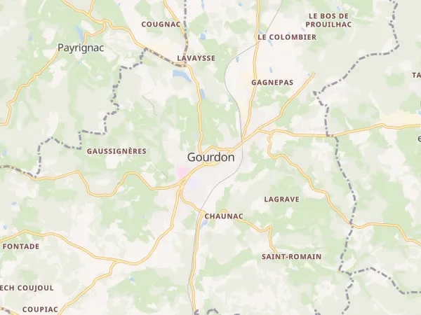 Plan de Gourdon
