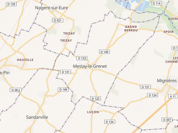 Plan de Meslay-le-Grenet