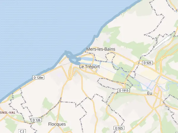 Plan du Tréport