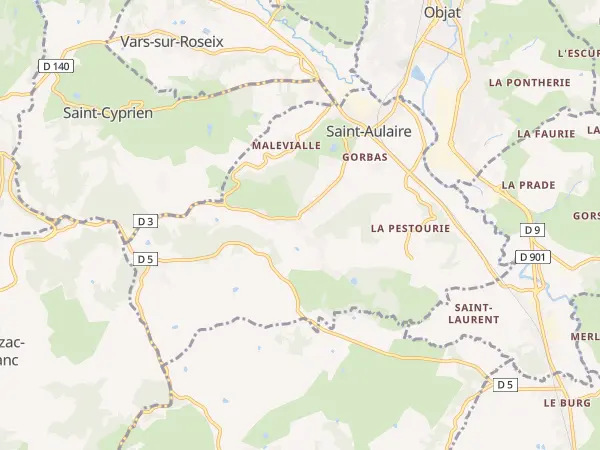 Plan de Saint-Aulaire