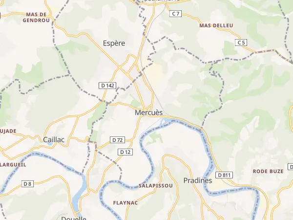 Plan de Mercuès