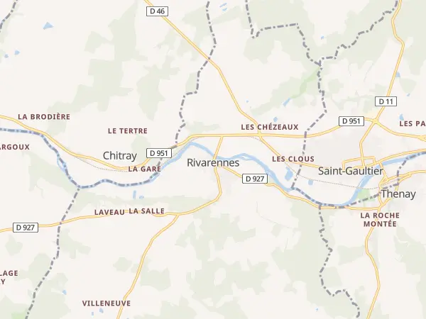 Plan de Rivarennes