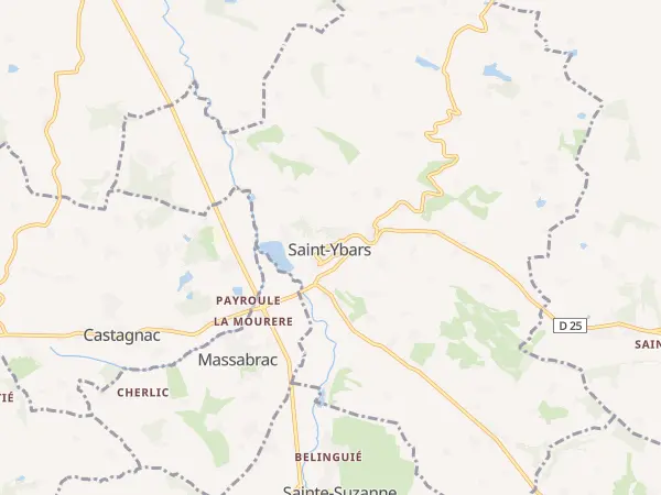 Plan de Saint-Ybars