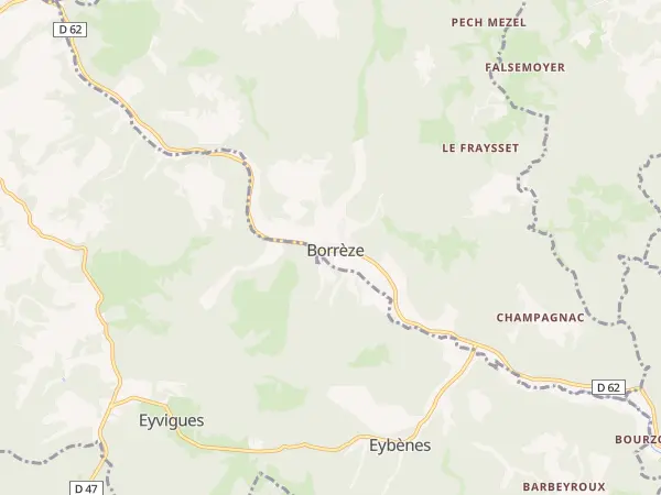 Plan de Borrèze